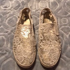 Lace Slip Ons